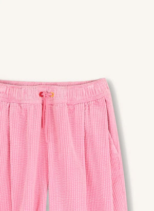 Kenzo - Pantalón elástico de terciopelo | Rosa chicle
