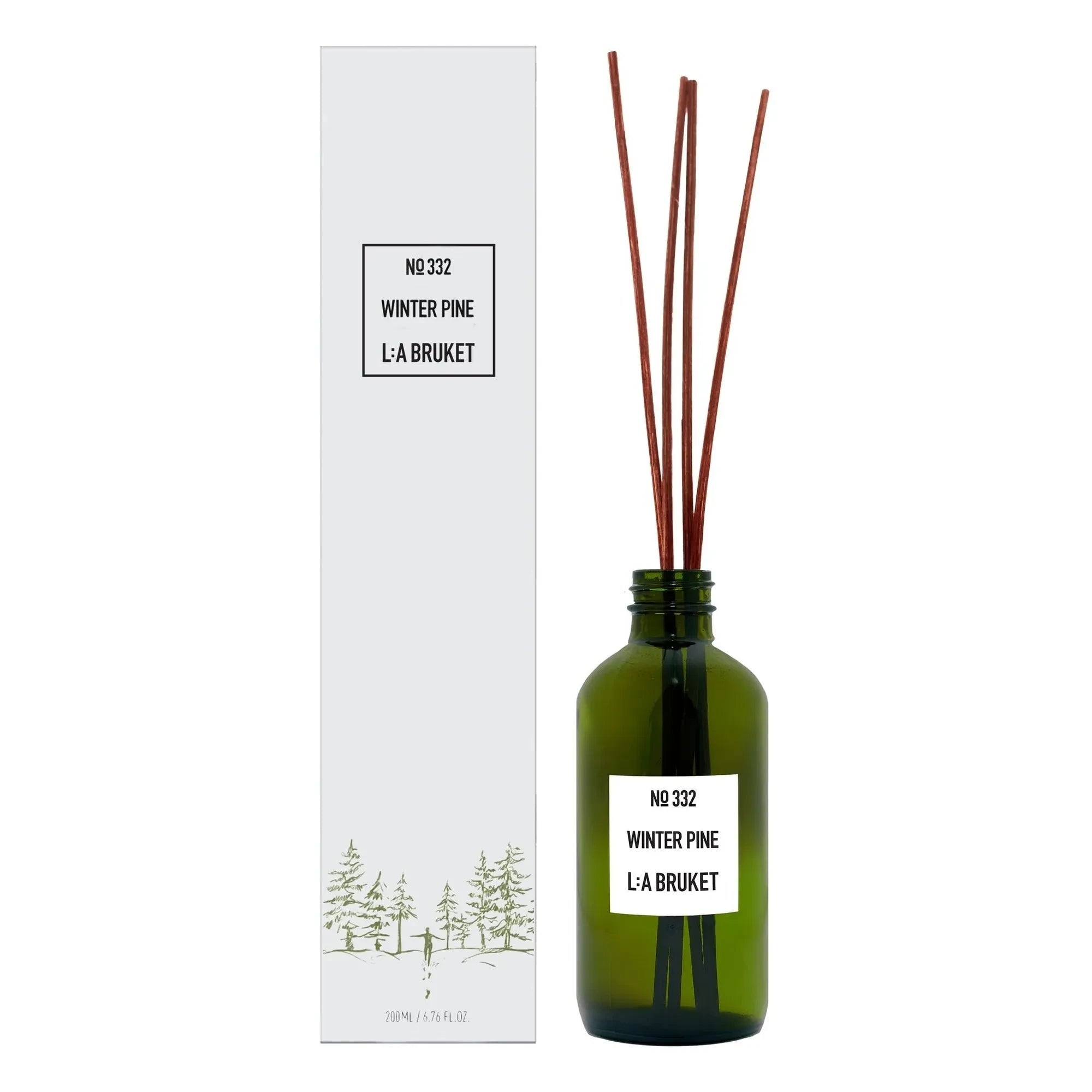 L:A BRUKET - Difusor para el hogar Winter Pine 332 - Edición limitada - 200 ml