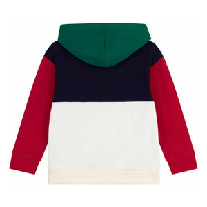Petit Bateau - Sudadera con logo Colorblock | Crudo