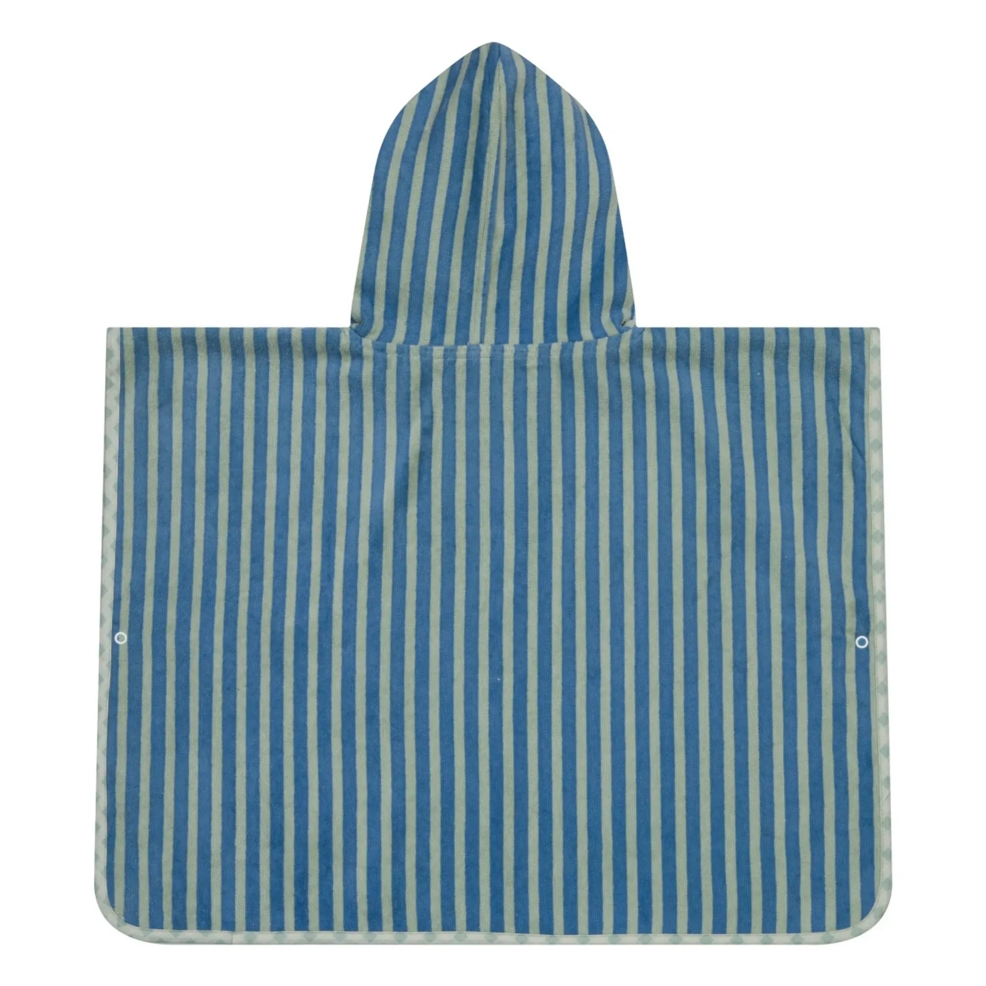 Jera Mini - Poncho Albornoz a Rayas | Agua Verde