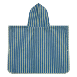 Jera Mini - Poncho Albornoz a Rayas | Agua Verde