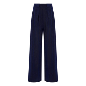 Momoni - Pantalón metálico Aspen | Azul marino