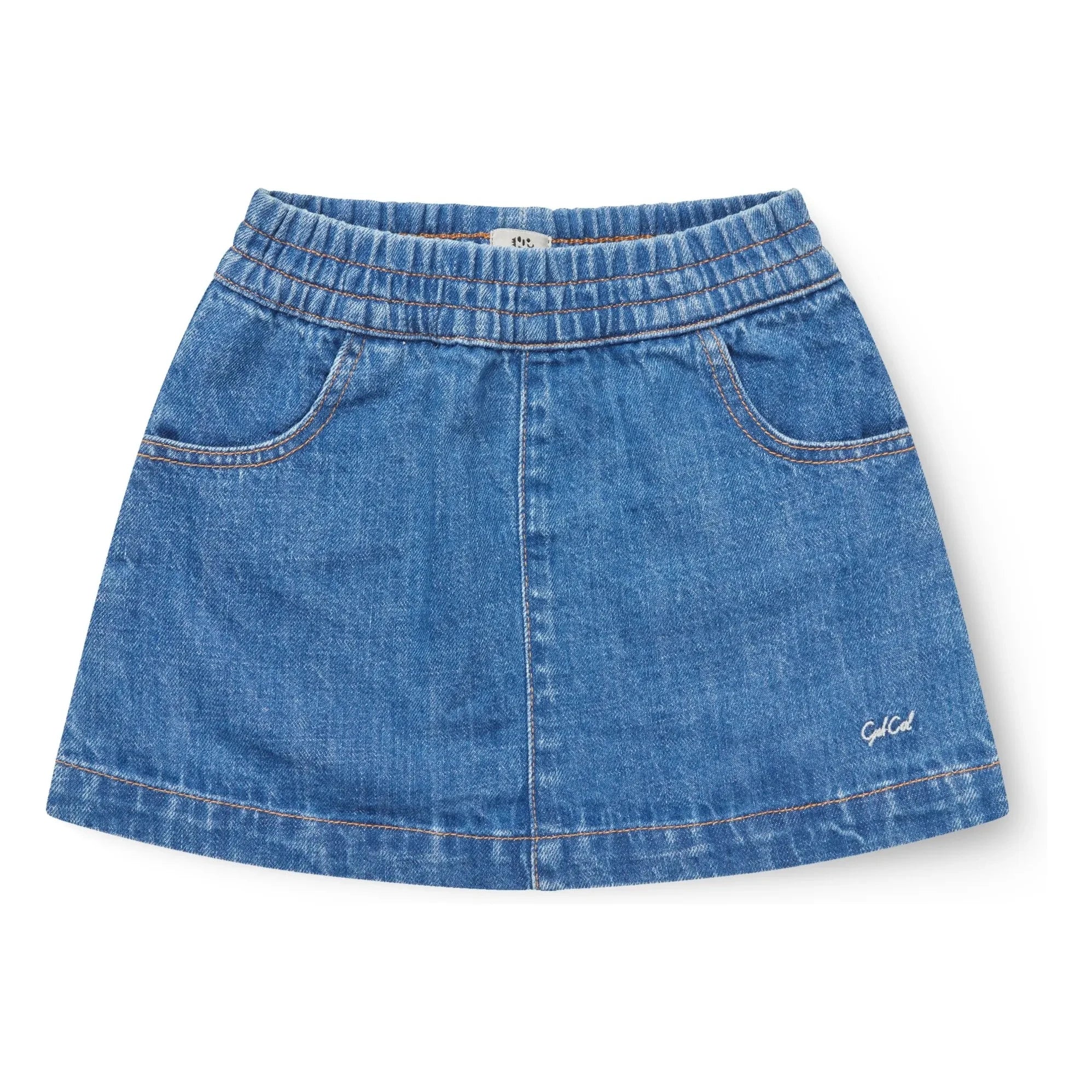 Copenhagen Colors - Falda de algodón orgánico denim | Azul