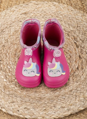Igor - Botas de lluvia Mendi Unicornio | Fucsia