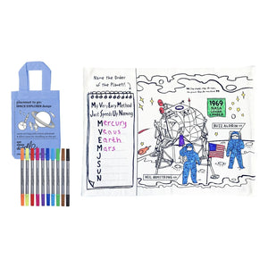 EatSleepDoodle - “Space” Boyama Yer Matı