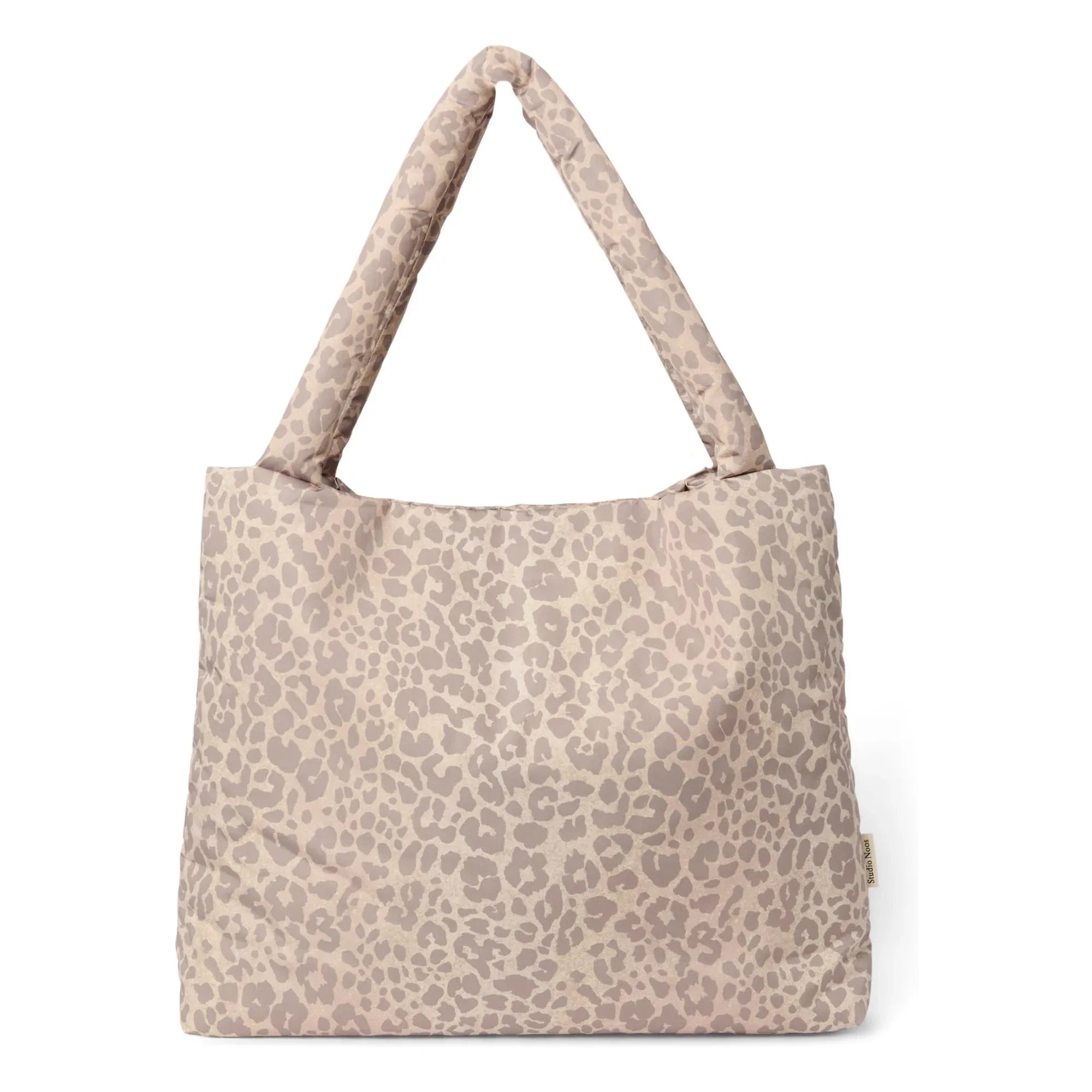 Studio Noos - Bolso cambiador Puff Leopardo | Beige