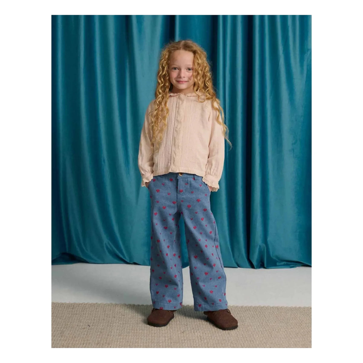 Gingersnaps - Vaquero bordado Odette | Azul