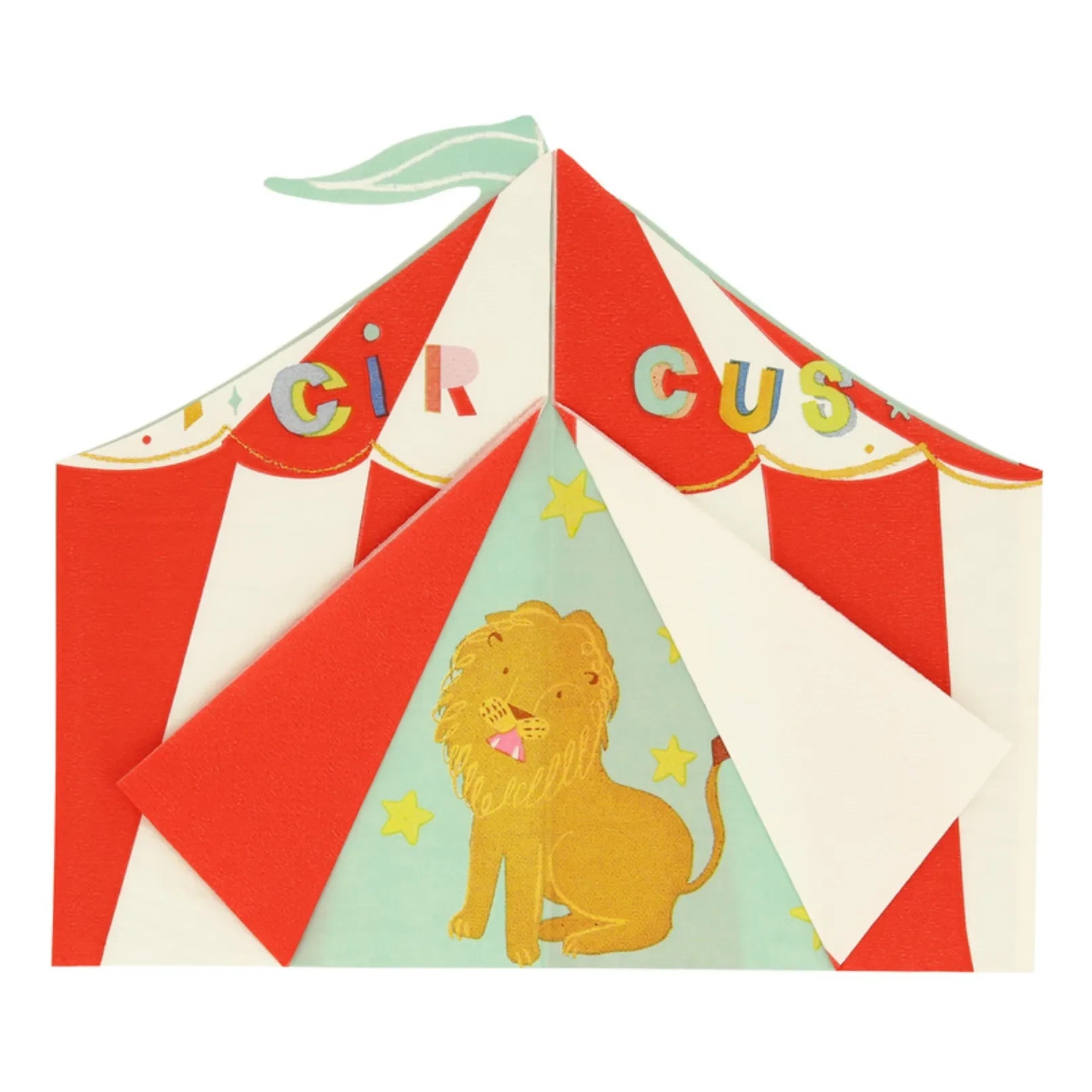 Meri Meri - Servilletas de carpa de circo - Set de 16