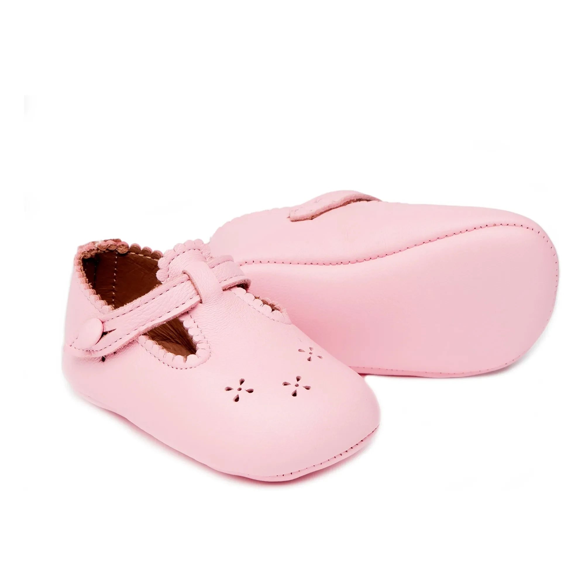 Pèpè - Pantuflas festoneadas rosas