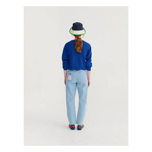 Bobo Choses - Gorra de algodón reciclado con bloques de color | Azul