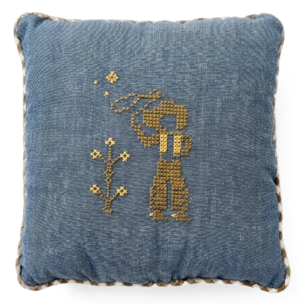 Editions Aimable - Cowboy Clovis almohada | Azul Chambray