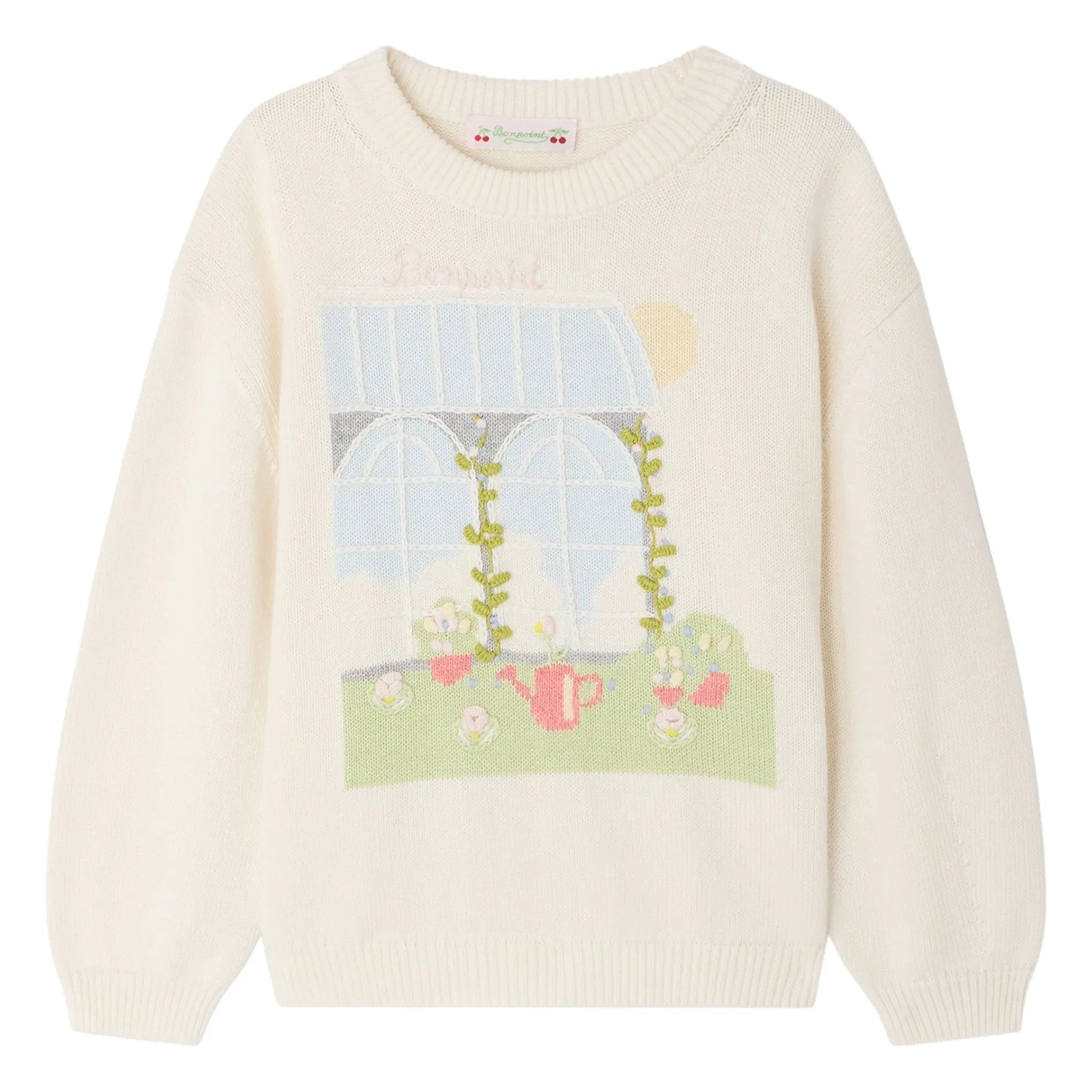 Bonpoint - Jersey de algodón orgánico Anumati | Crema