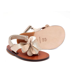 Pèpè - Sandalias estampadas | Crudo