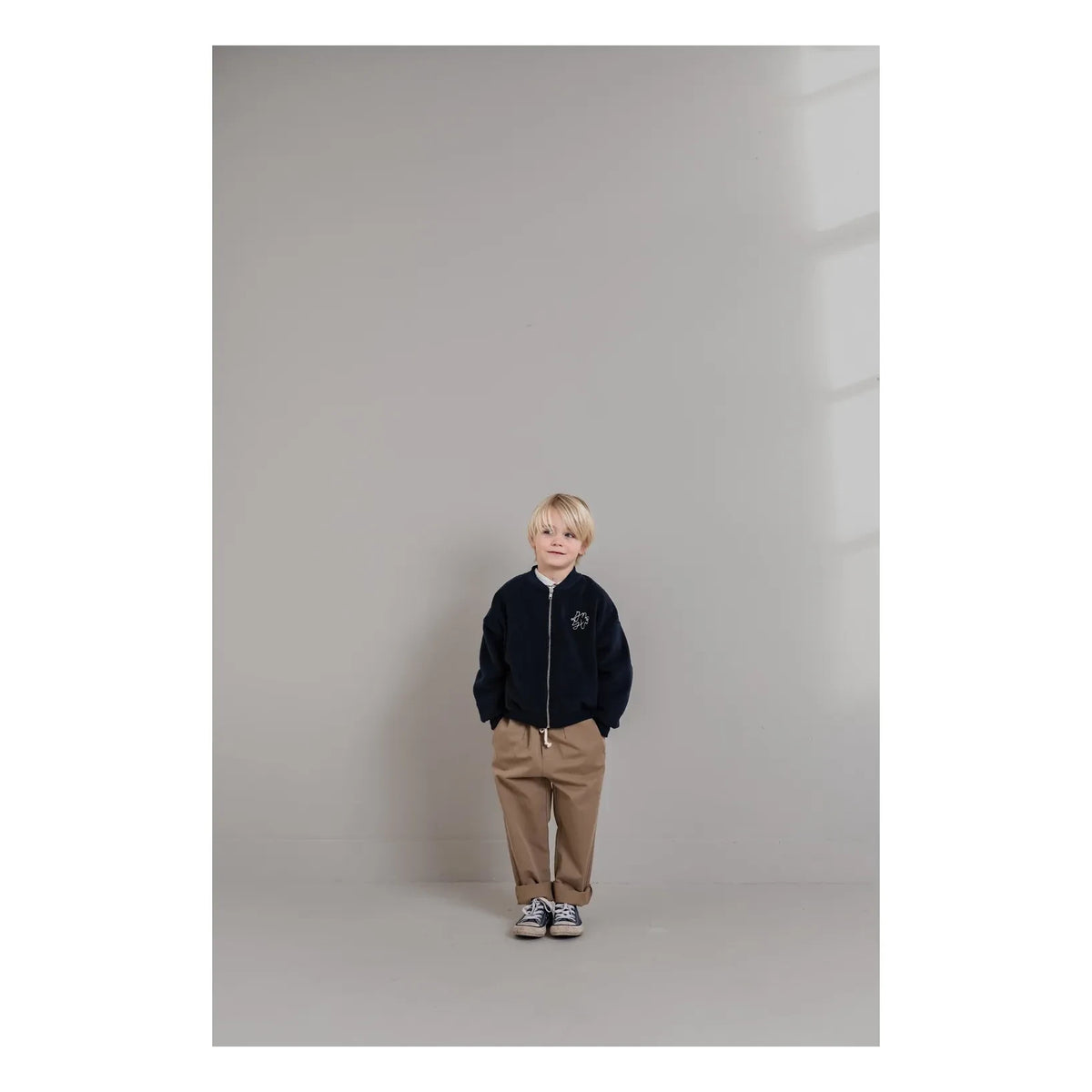 Jenest - Jimmy Zip Sweat | Azul marino