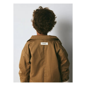 brunobruno nation - Abrigo Axel de Algodón Orgánico | Marrón