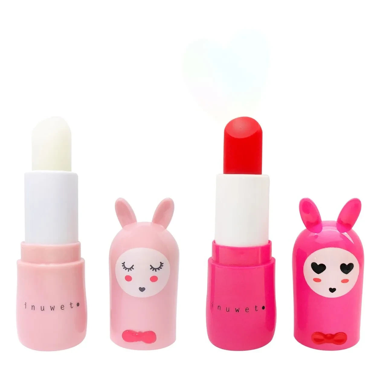 Inuwet - Bálsamo labial doble - fresa y cereza