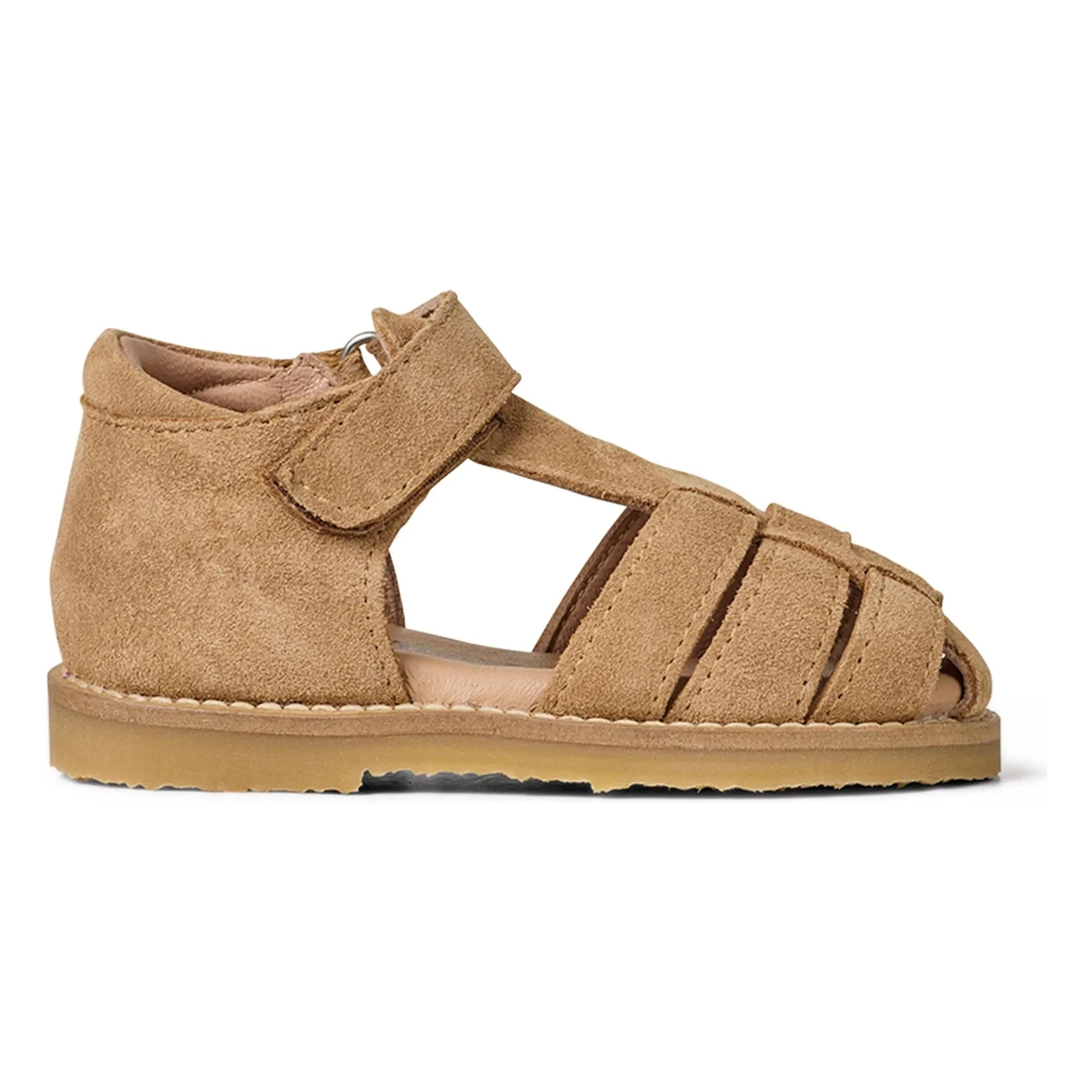 Petit Nord - Sandalias de Ante Clásicas con Tiras | Beige