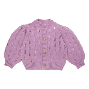 Tocoto Vintage - Cárdigan de punto floral | Lila