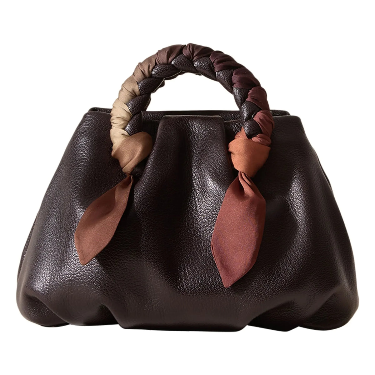 Hereu - Bolso de Piel Bombon Eşarp | Ebony