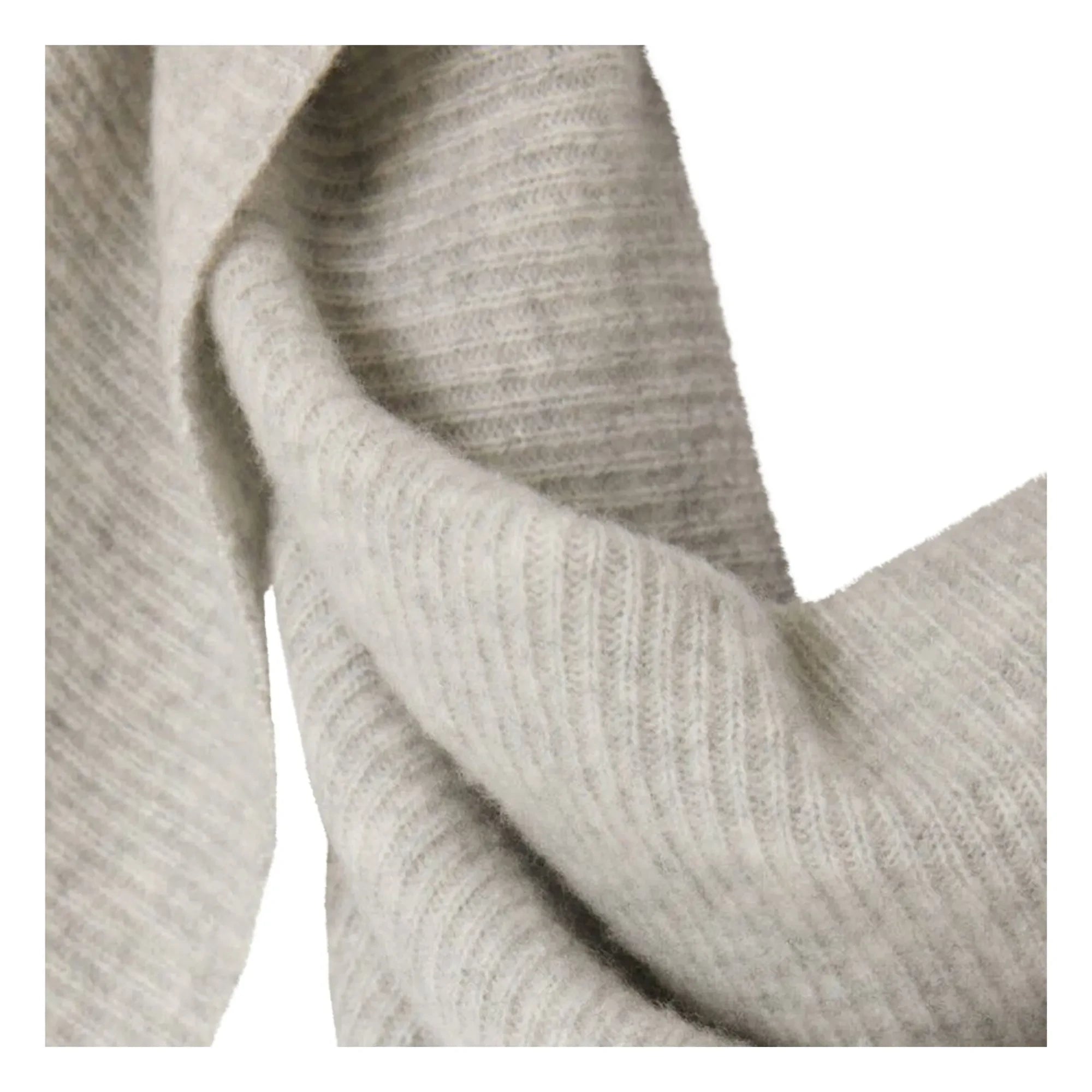 American Vintage - Bufanda de lana Raxow | Gris jaspeado