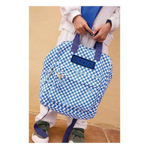 Bonton - MM Carreaux Mochila | Azul índigo