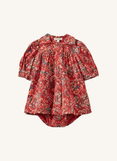 Caramel - Vestido de Bebé Clara Liberty | Rojo