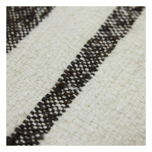 HKliving - Alfombra Kelim de rayas | Crema