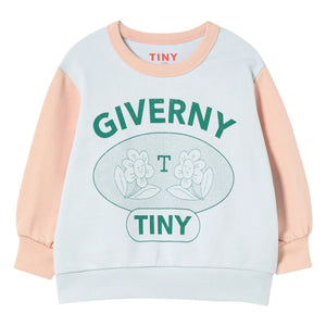 Tinycottons - Sudadera Giverny The Place To Be Algodón orgánico | Azul claro
