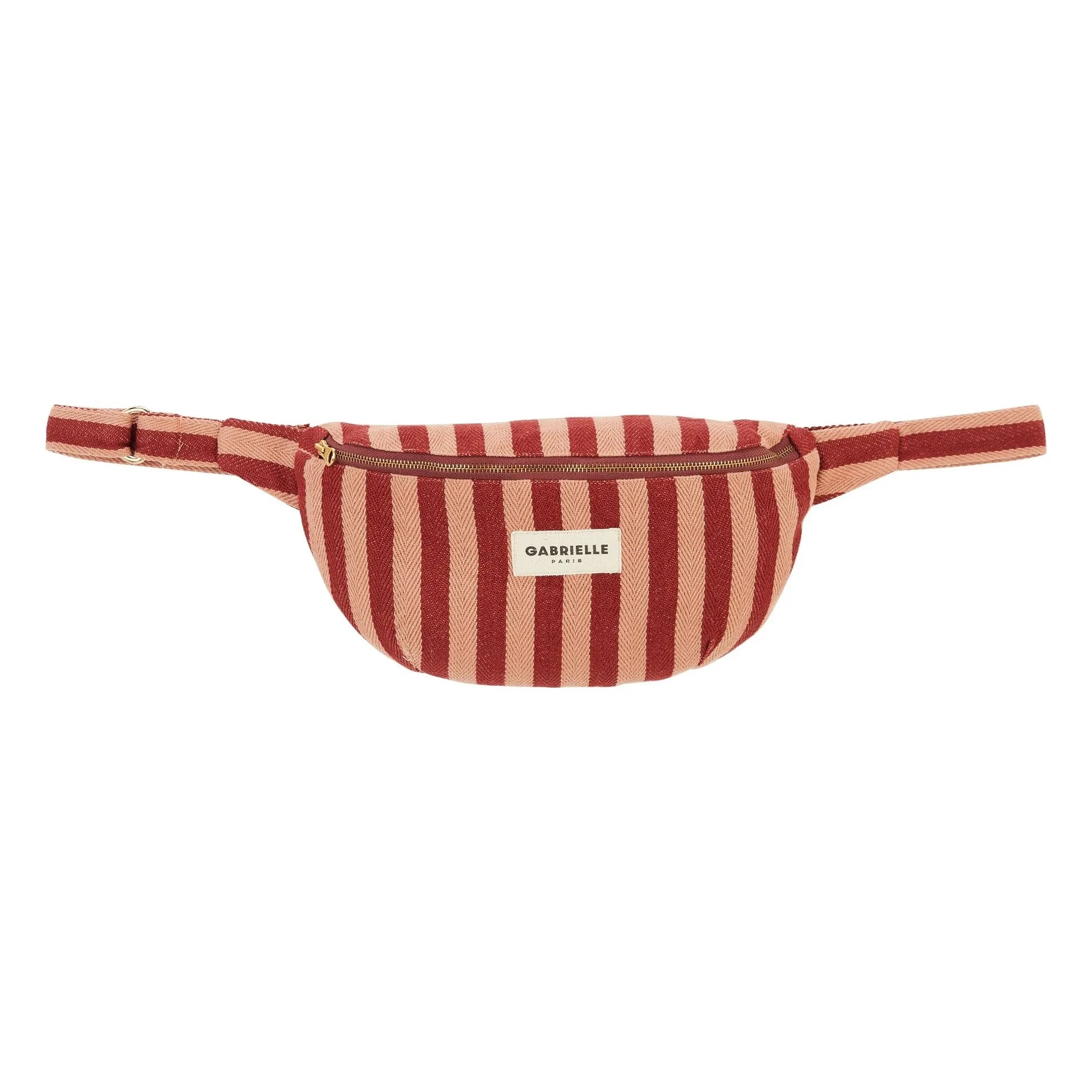 Gabrielle Paris - Neceser de rayas Garance | Rojo