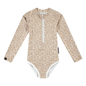 Beach & Bandits - Bañador con protección UV Smiley de fibras recicladas | Beige