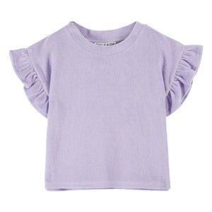 Emile et Ida - Camiseta con volantes de toalla | Malva