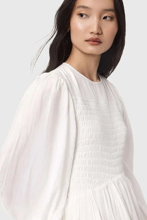 AllSaints Vestido ancho de algodón CHIA