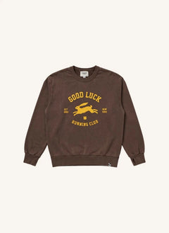 Finger in the nose - "Blow Good Luck" Sudadera de algodón orgánico | Chocolate