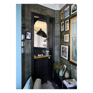 Le Monde Sauvage - Papel pintado con triángulos - Set de 12 hojas | Negro