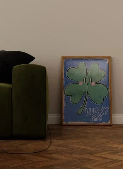 Studio Loco - "Lucky Me" Poster | Azul