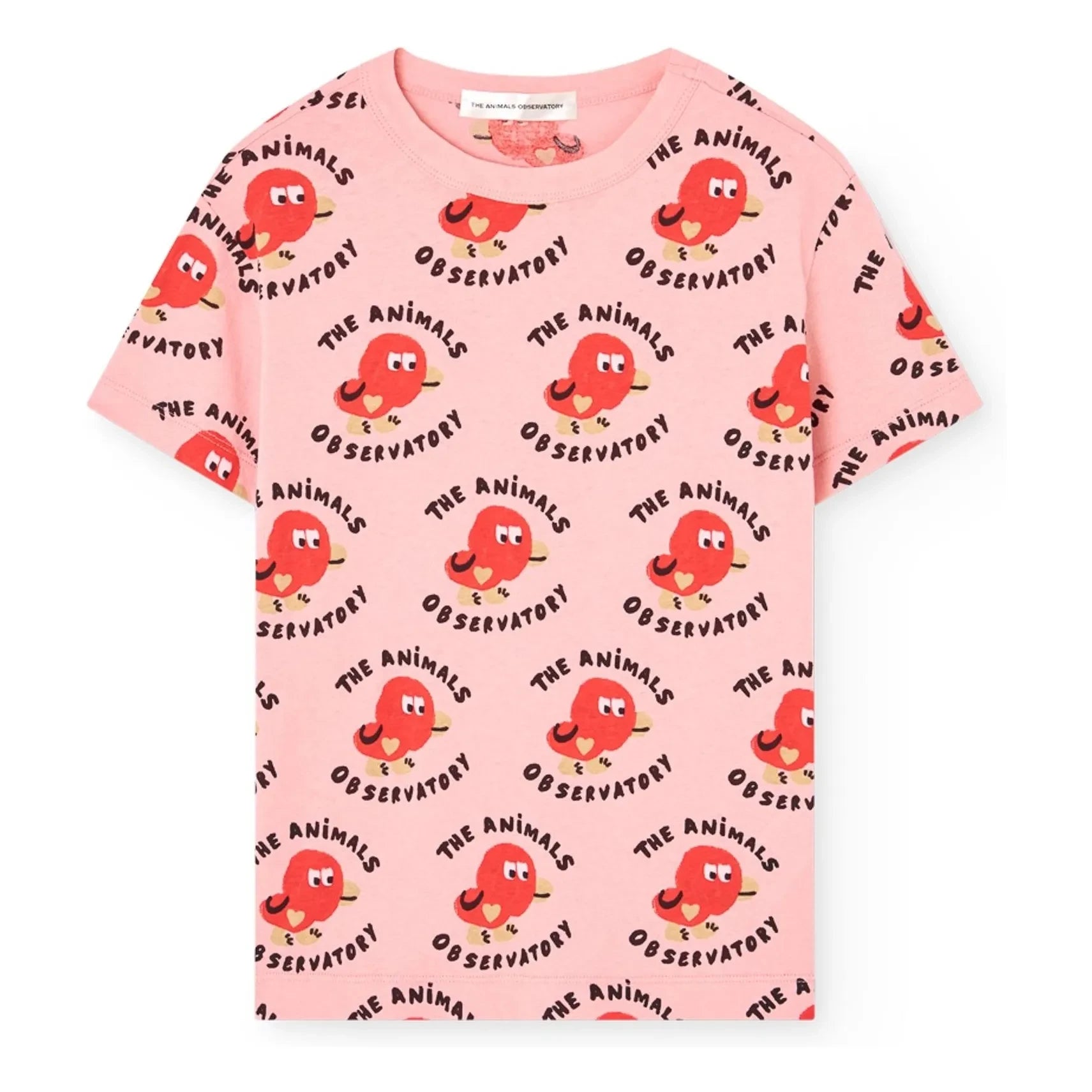 The Animals Observatory - Camiseta Rooster Chicks de algodón orgánico | Rosa