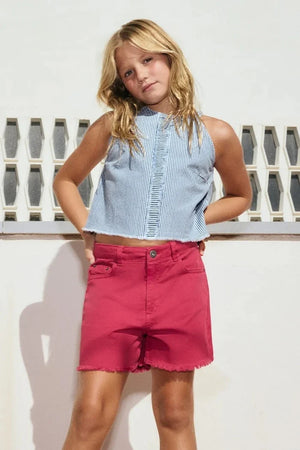 Short vaquero de niña Mayoral