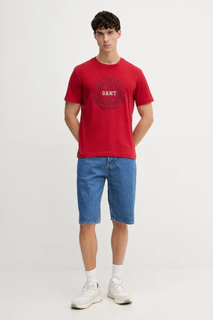 Camiseta de algodón para hombre Gant