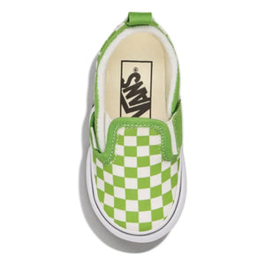 Vans - Zapatillas Slip-On Checkerboard para bebé | Verde