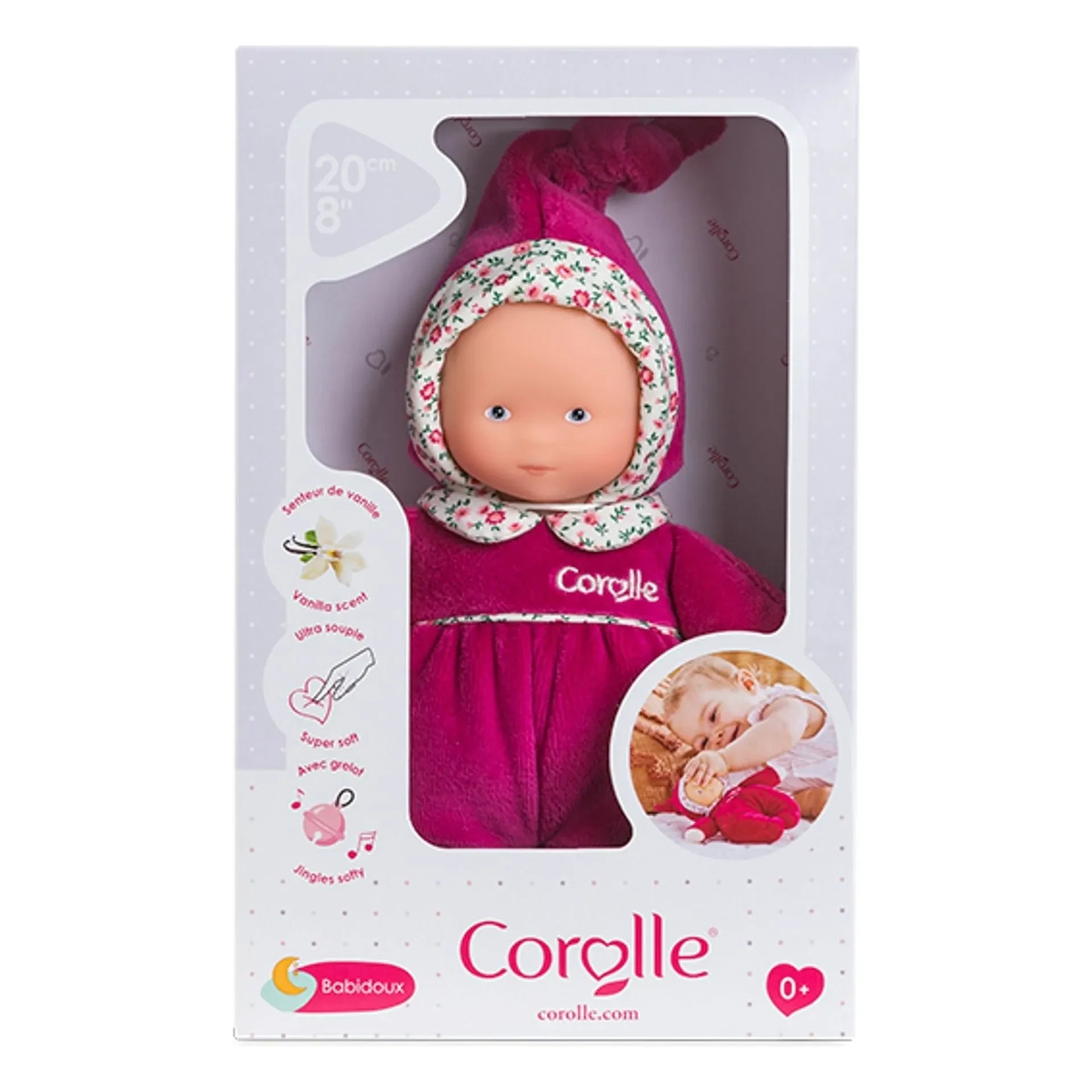 Corolle - Babidoux - Peluche Granado Rosa | Fucsia