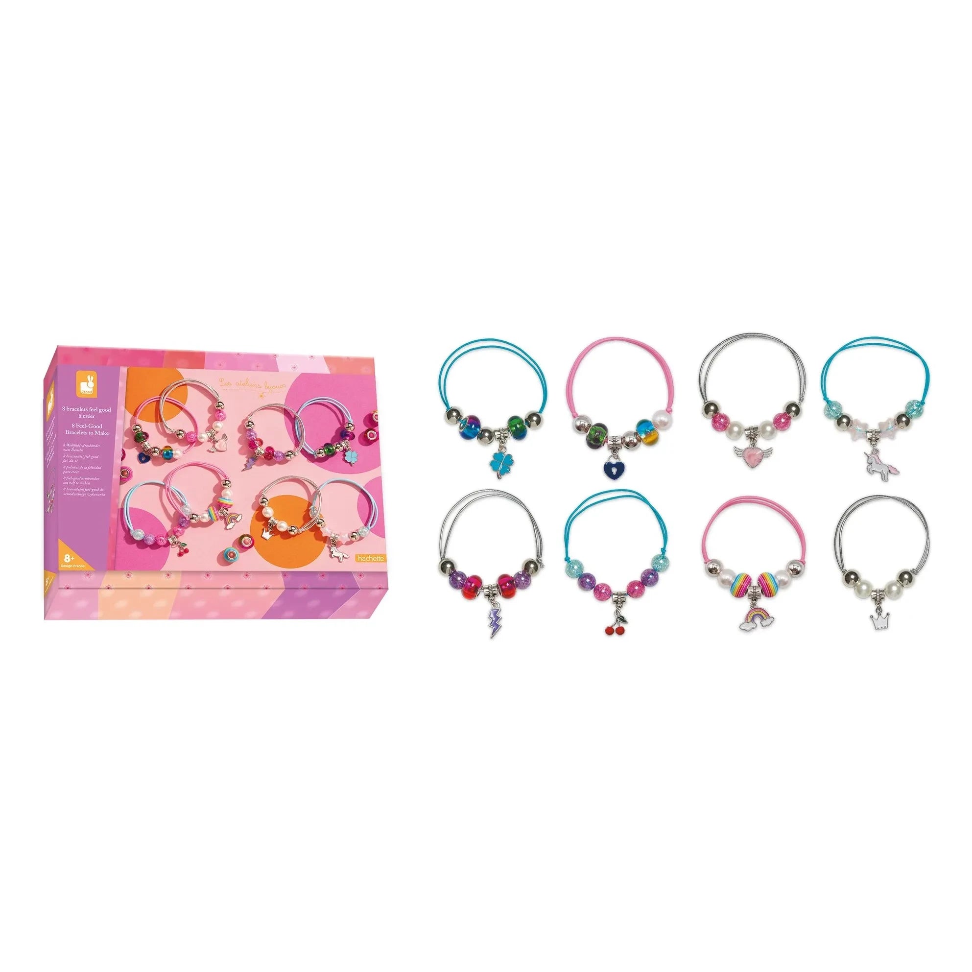 Janod - Kit para hacer pulseras relajantes - Janod x Hachette