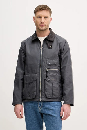 Barbour cazadora de entretiempo de algodón para hombre