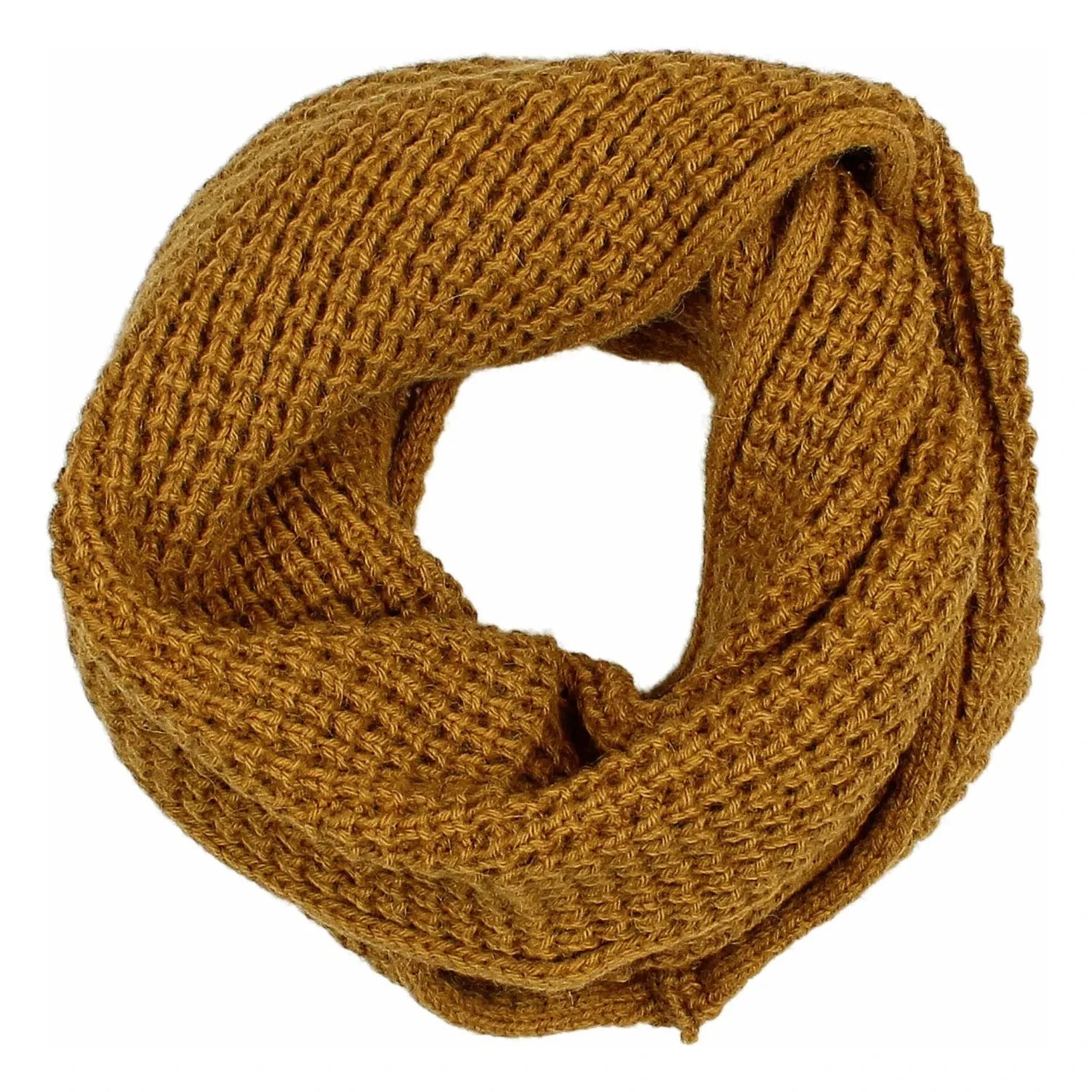 Búho - Cuello de alpaca de lana | Mostaza