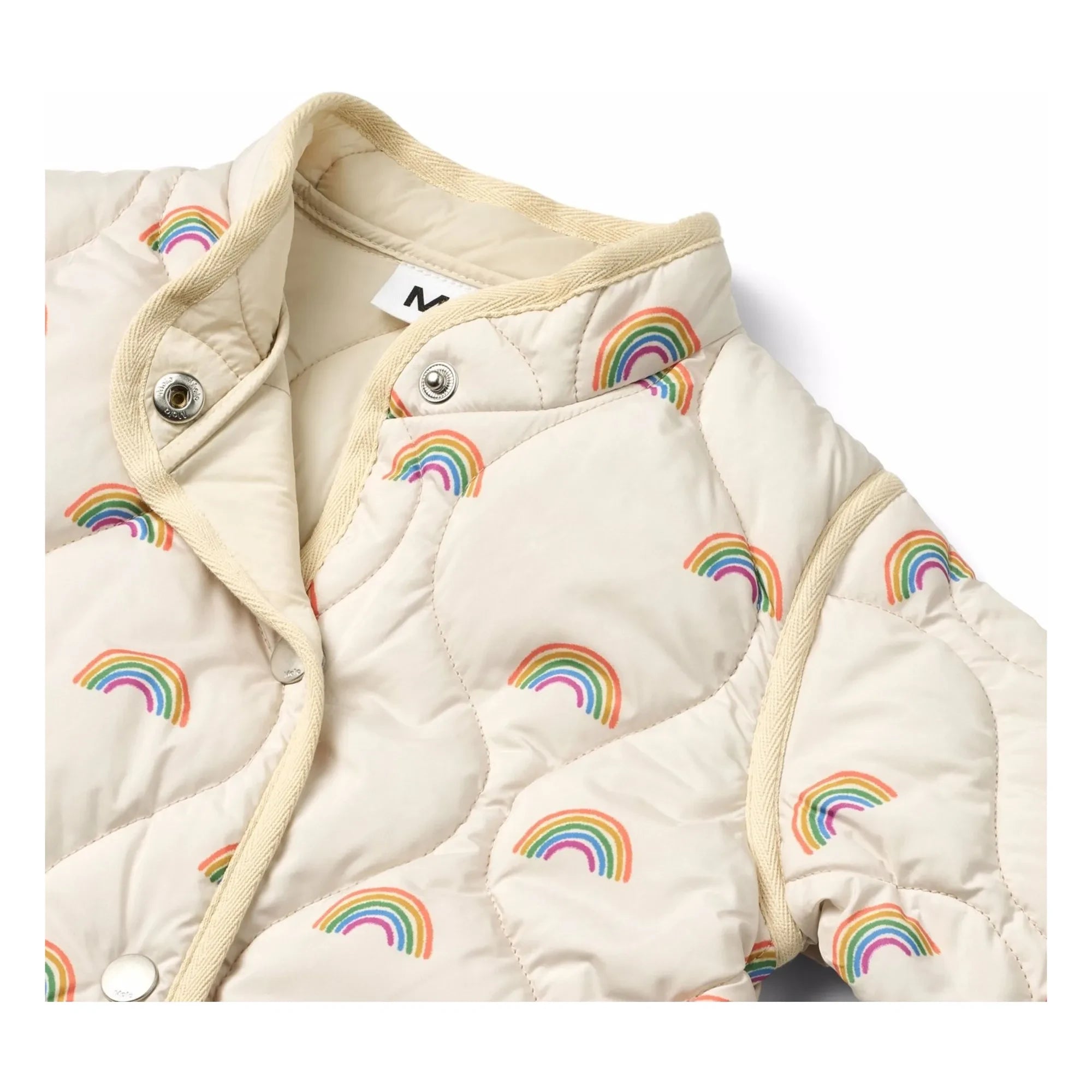 Molo - Chaqueta de fibra reciclada Harrie Rainbow | Crudo