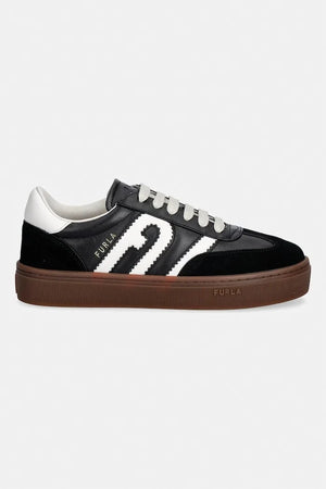 Zapatillas deportivas de piel para mujer con cordones Furla Allegra