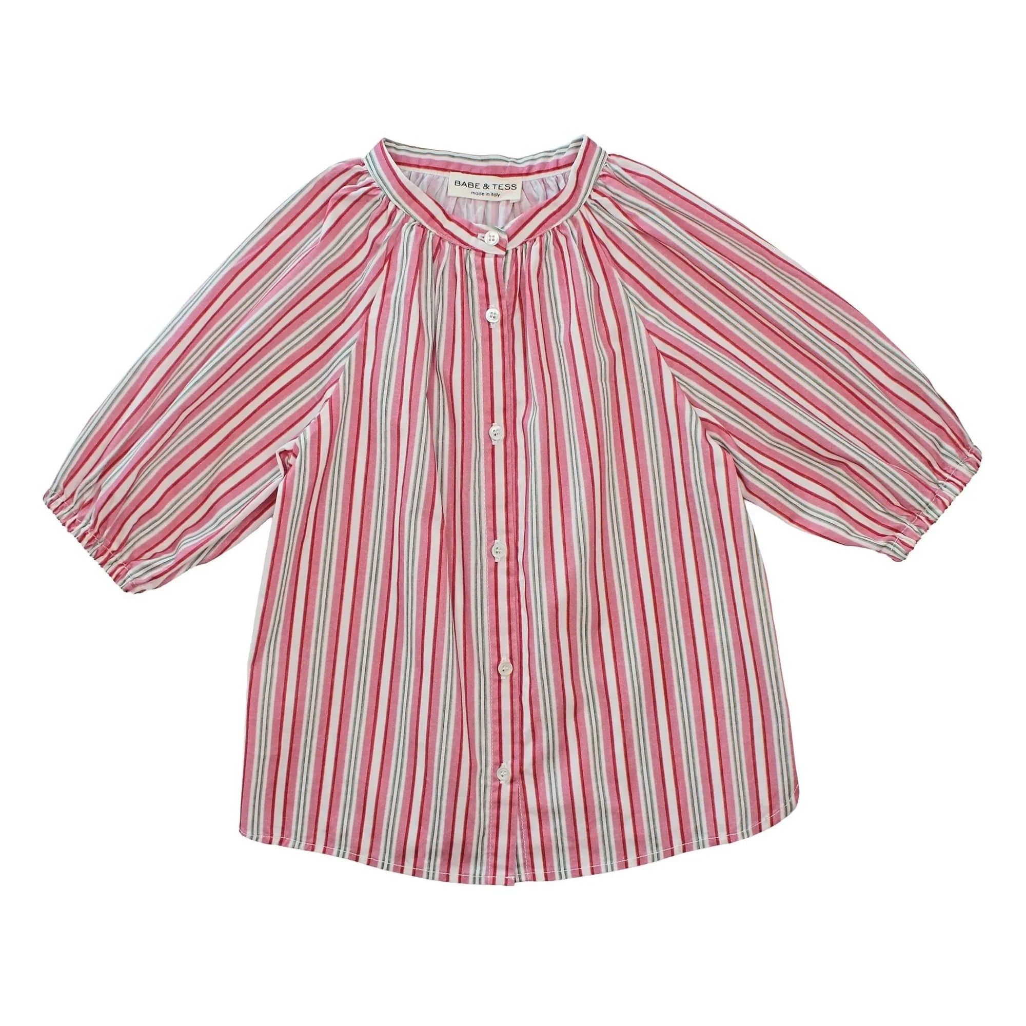 Babe & Tess - Camisa a rayas Jane | Crudo