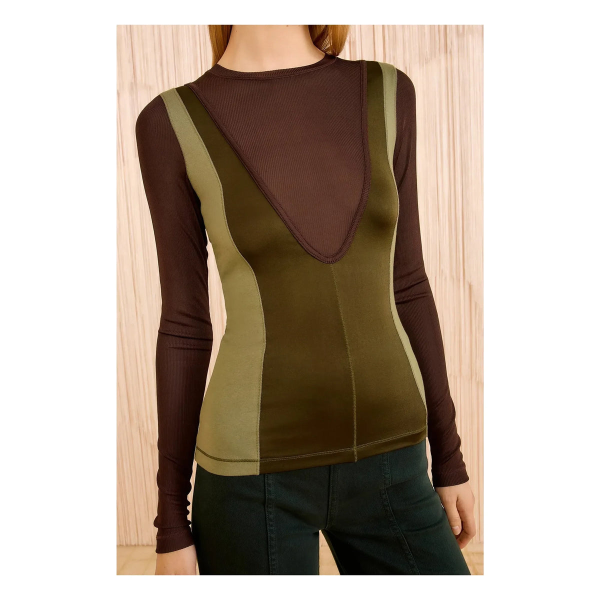 Ulla Johnson - Camiseta Annete | Caqui