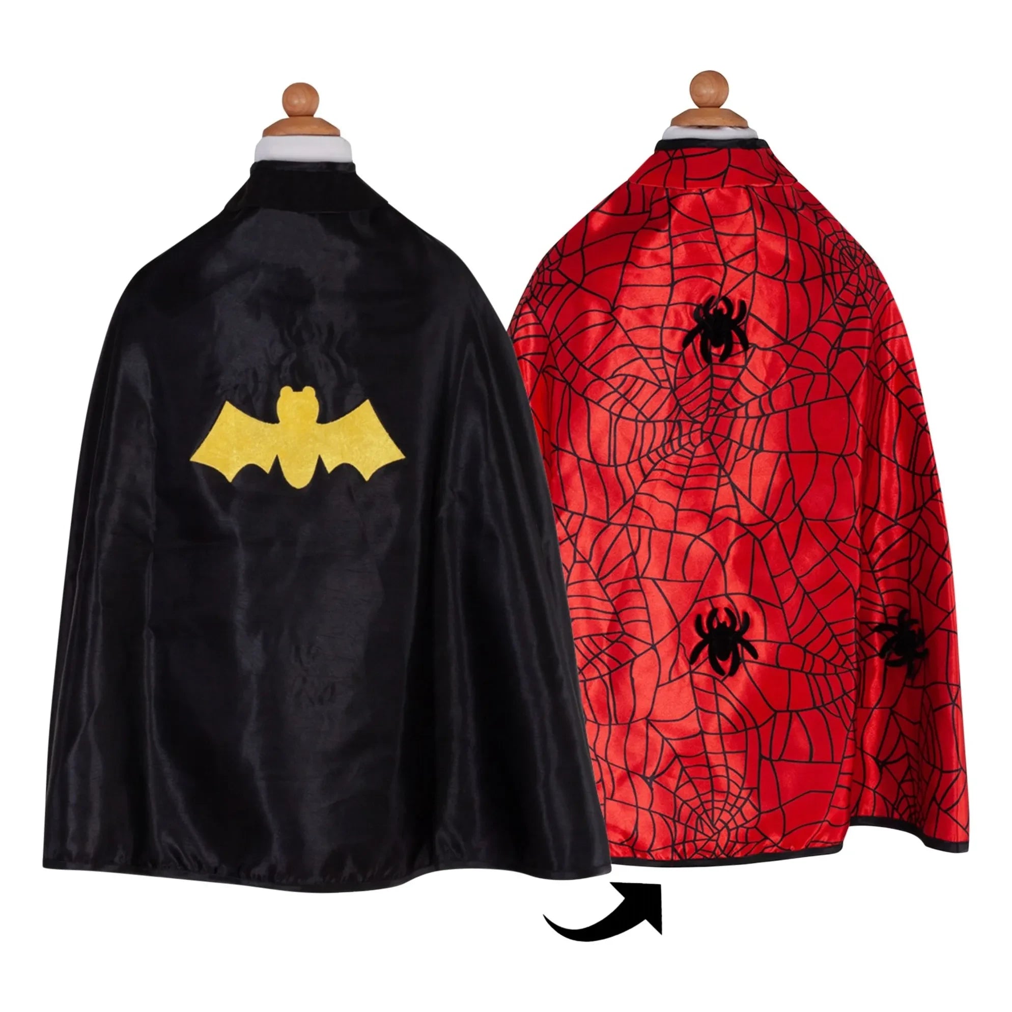 Great Pretenders - Capa reversible y máscara de Spider-Man