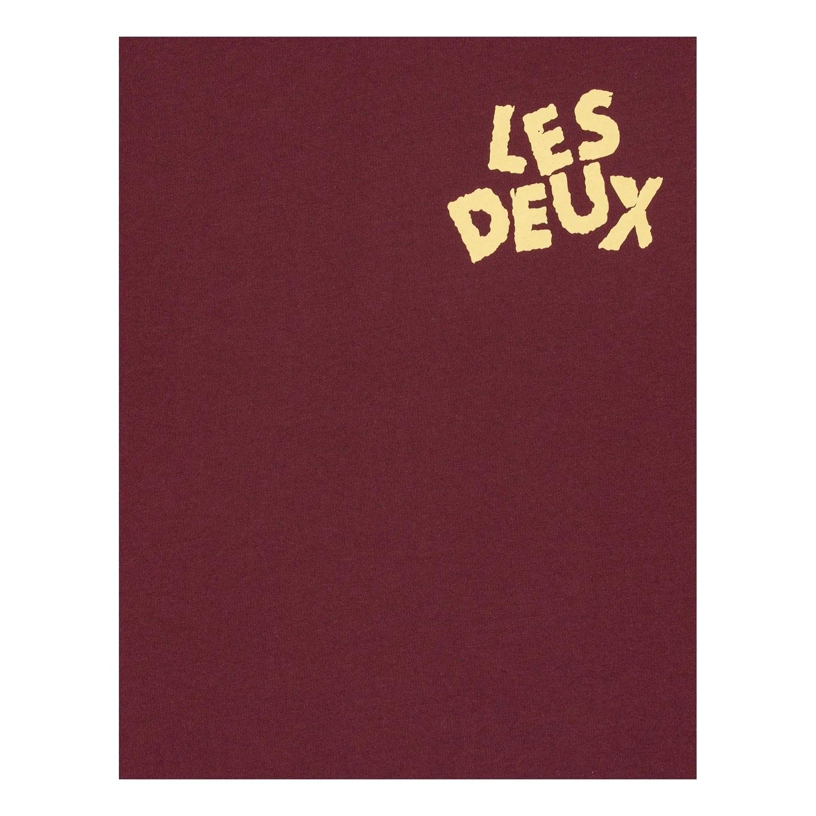 Les Deux - Les Deux Camiseta de Algodón Orgánico | Burdeos