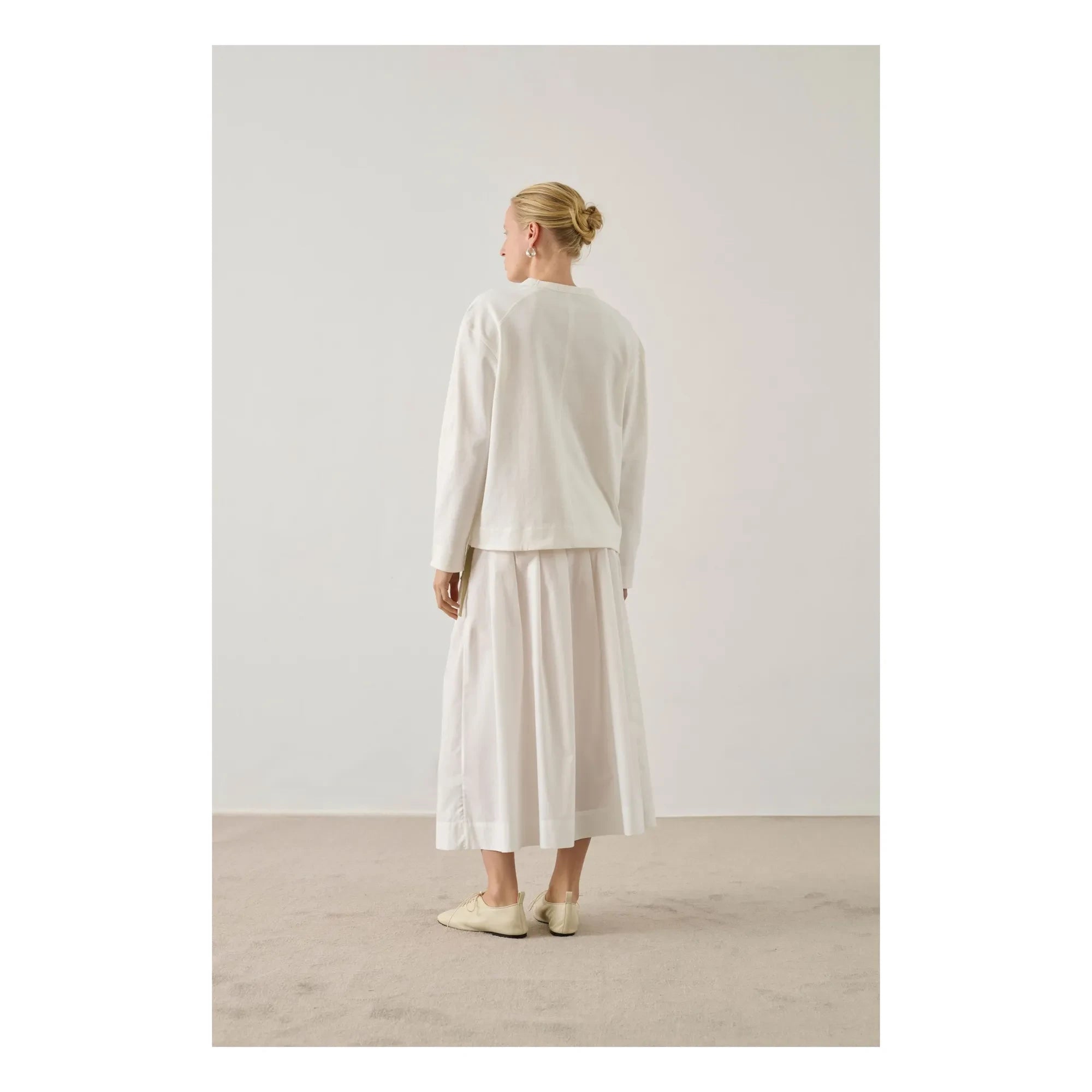 Soeur - Falda Amalia Algodón orgánico | Crudo